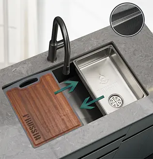 Nano handmade single sink